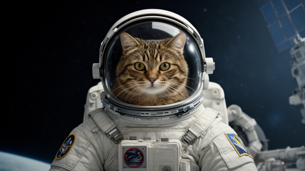 космический котик